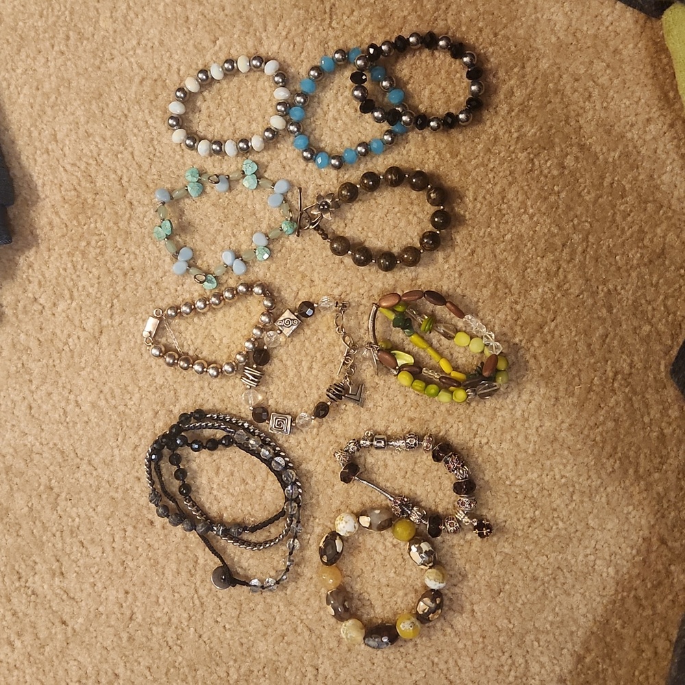 Bundle of (11) bracelets